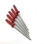 RAL3020 red color painted aluminum steel blind rivet