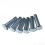 DIN6791 Aluminum Hollow Rivet Half Round Flat Button Truss Head Semi Tubular Rivets