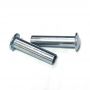 DIN6791 Aluminum Hollow Rivet Half Round Flat Button Truss Head Semi Tubular Rivets