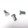 Round Head Zinc Plated Semi Tubular Rivets